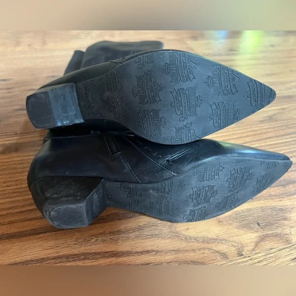 Fluevog Truth "Britney" tall boots, black, size 7 - Picture 3 of 15